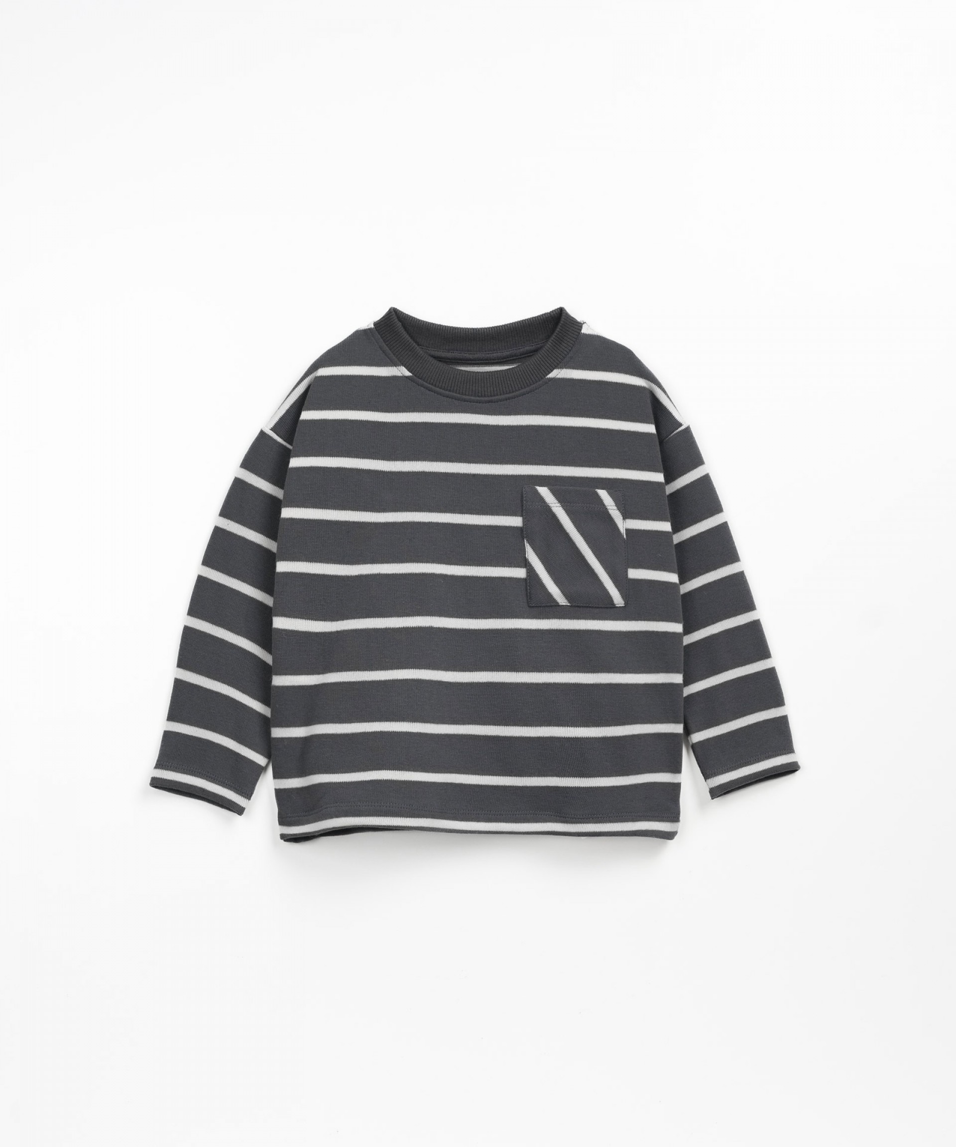 Striped t-shirt with recycled fibers | Wooden Memories