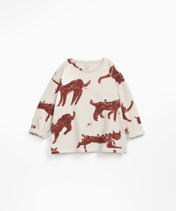 T-shirt imprimé à manches longues
