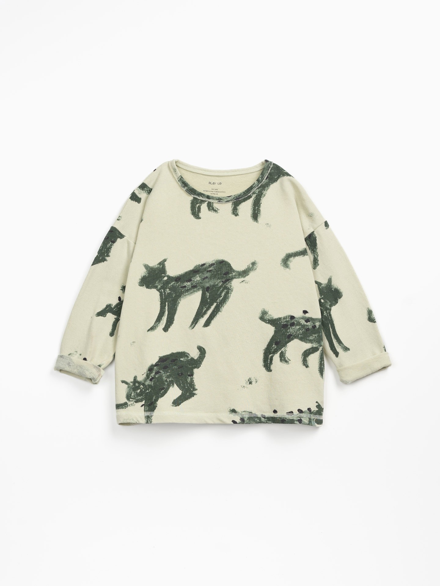 T-shirt de manga comprida com estampado