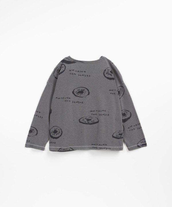 T-shirt avec imprimé de kiwis