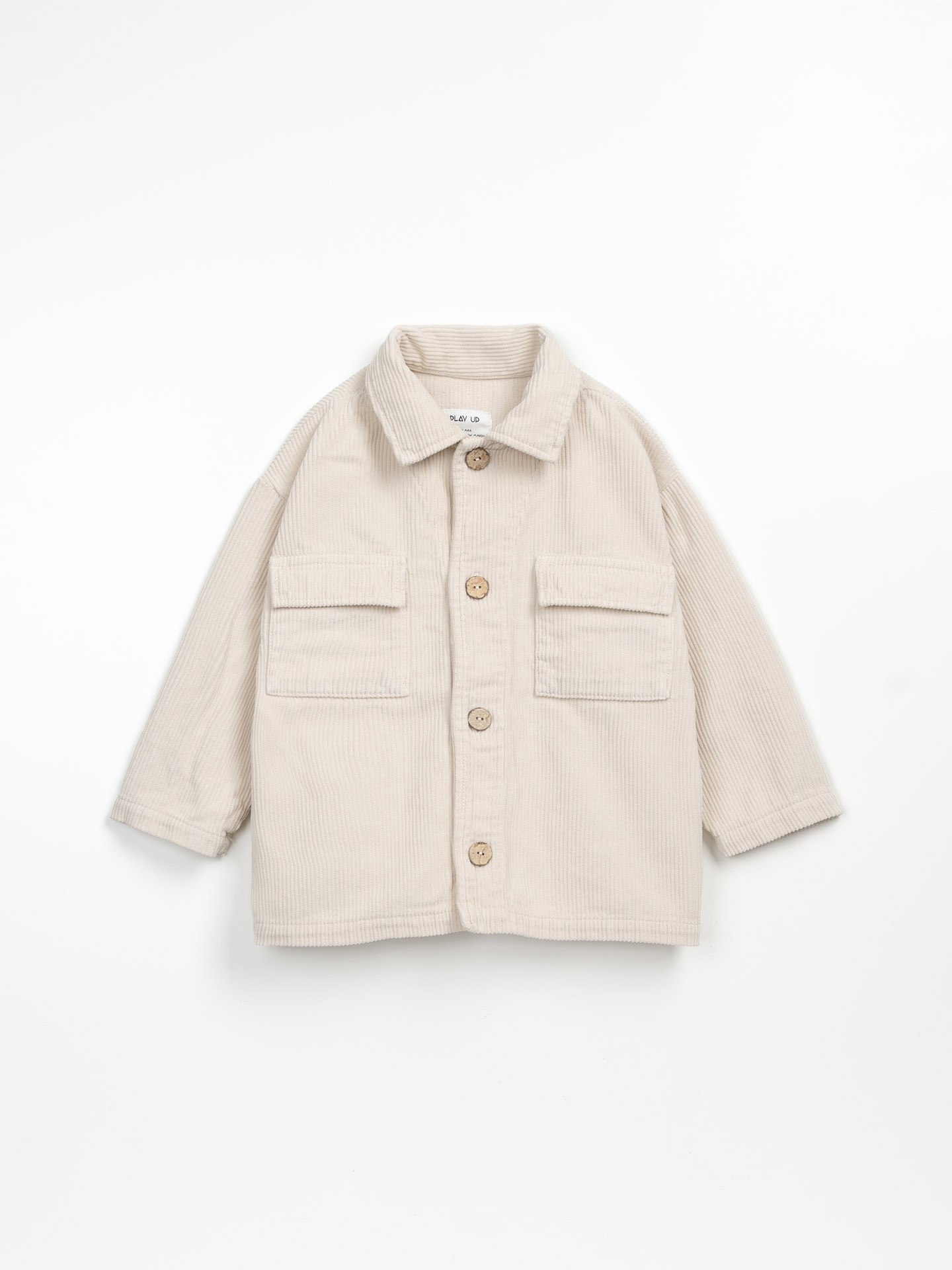 Camicia in bombasina con apertura a bottoni in cocco