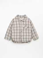 Camisa de tela con mezcla de algod�n org�nico y algod�n reciclado