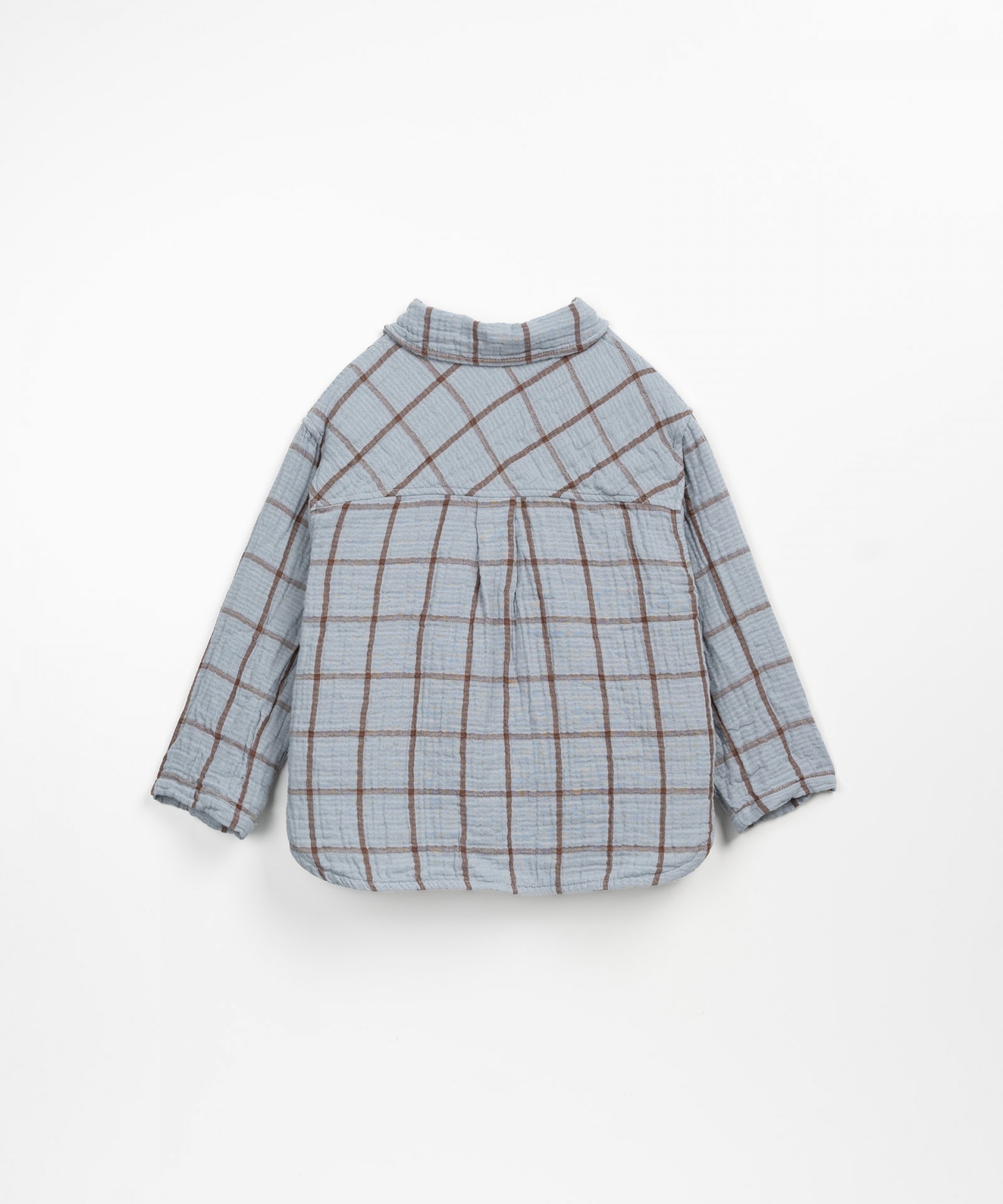 Woven shirt with checkered pattern | Wooden Memories