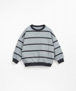 Striped sweater with carding on the inside | Wooden Memories