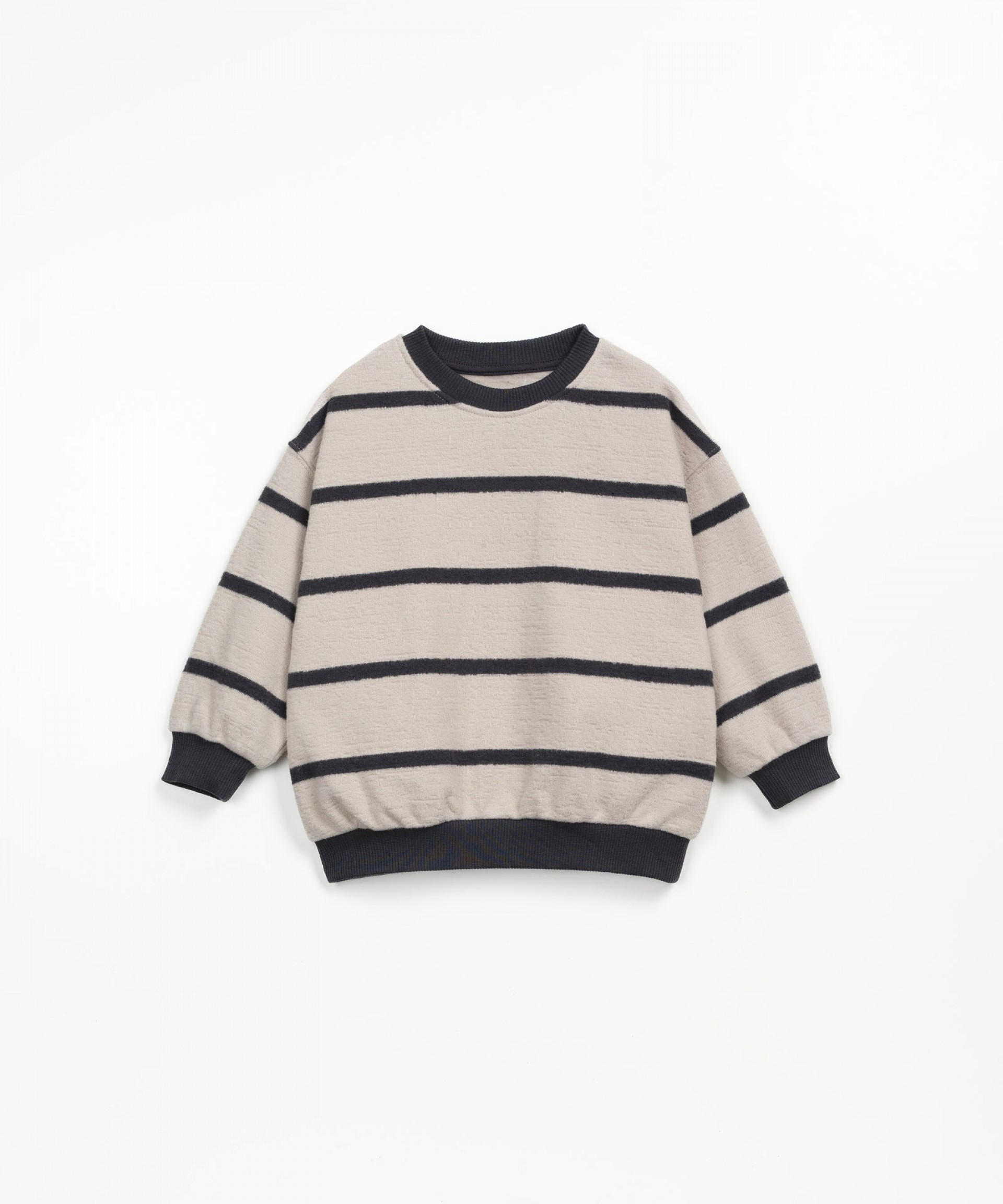 Striped sweater with carding on the inside | Wooden Memories