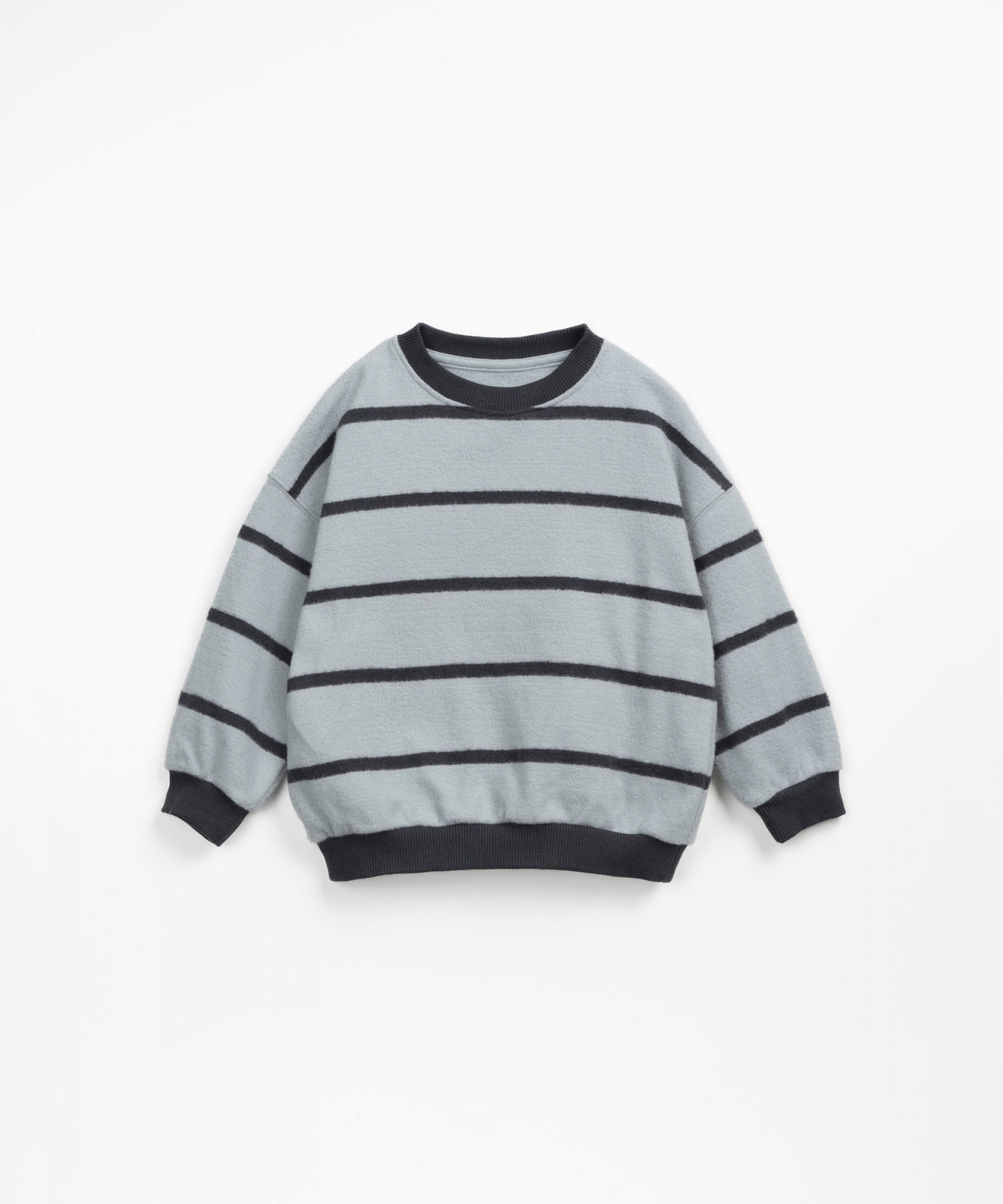 Striped sweater with carding on the inside | Wooden Memories