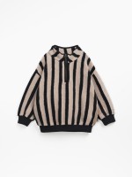 Jersey de punto con estampado de rayas verticales