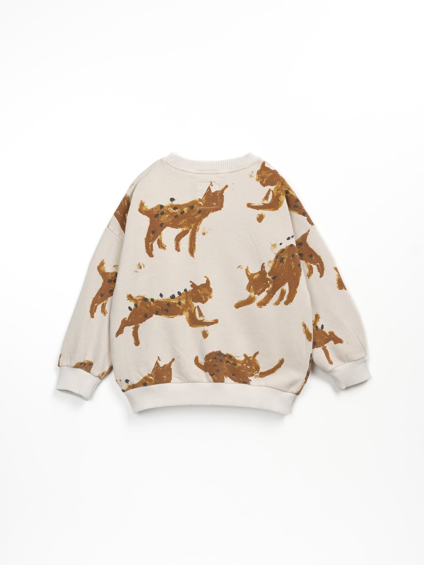 Jersey con tinte natural y estampado