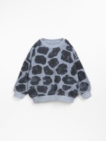 Jersey con tinte natural y estampado