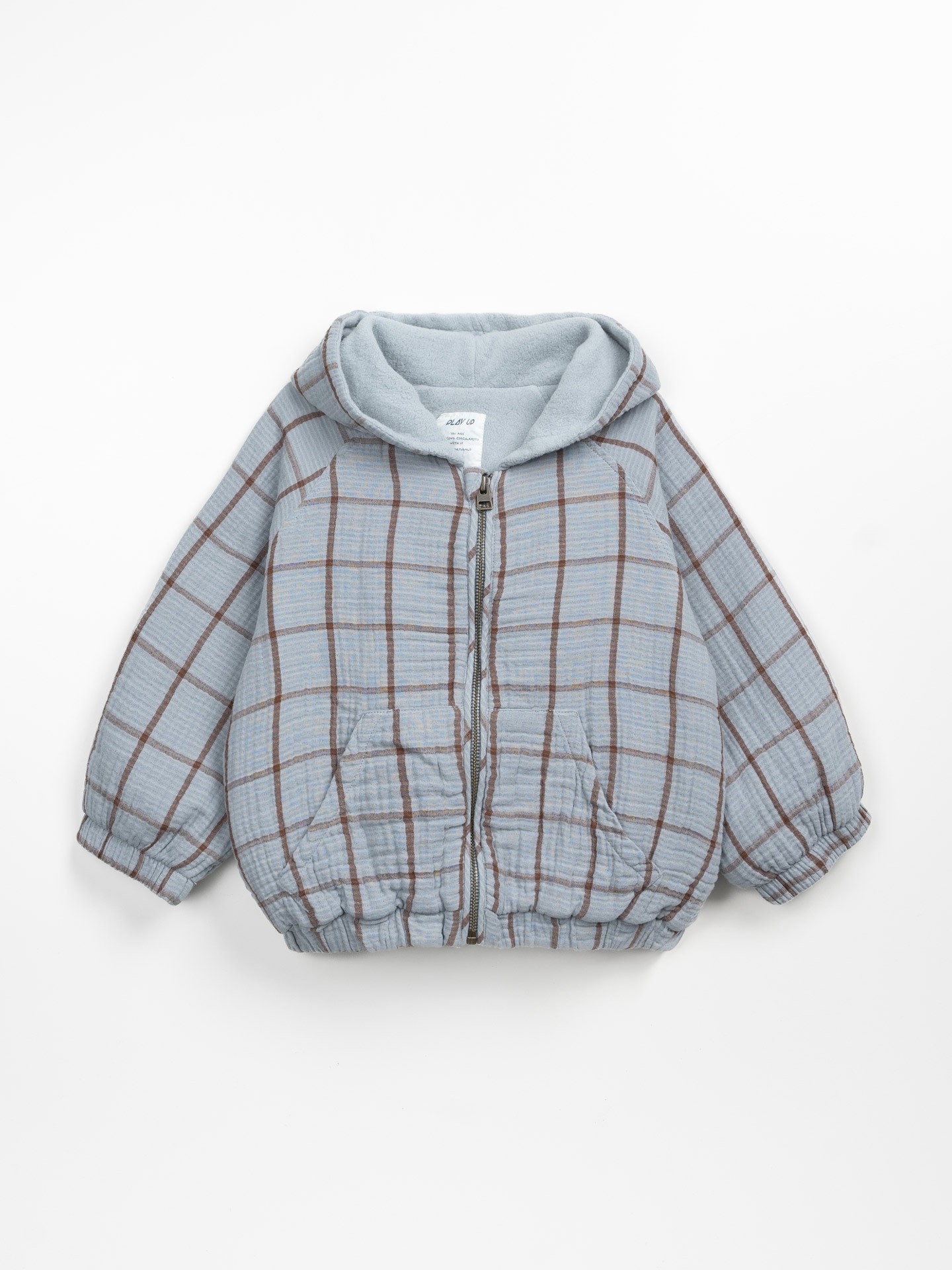 Casaco de tecido com bolsos