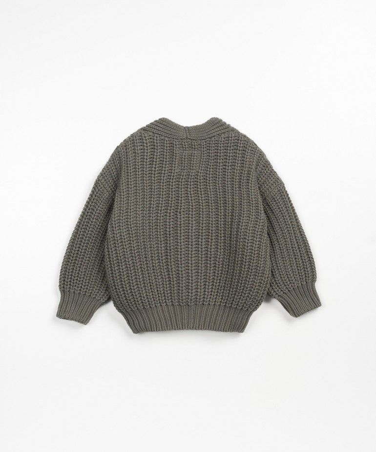 Golfino in maglia lavorata