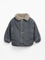 Giacca in jeans con fodera di pelo