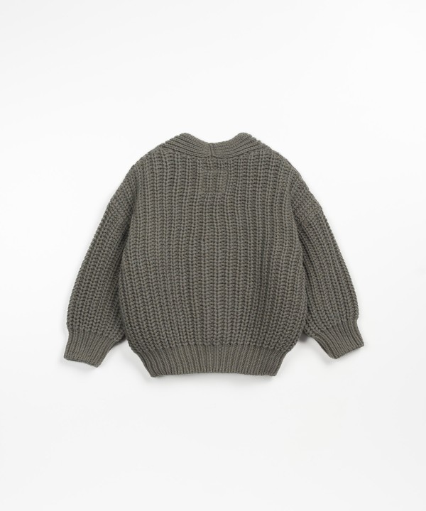 Golfino in maglia lavorata