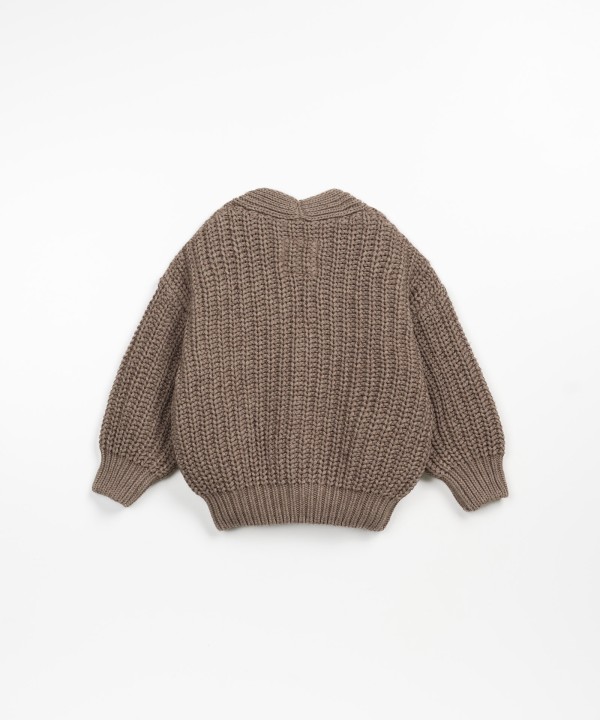 Golfino in maglia lavorata