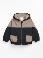 Parka imperm�able avec un d�tail de contraste de couleur