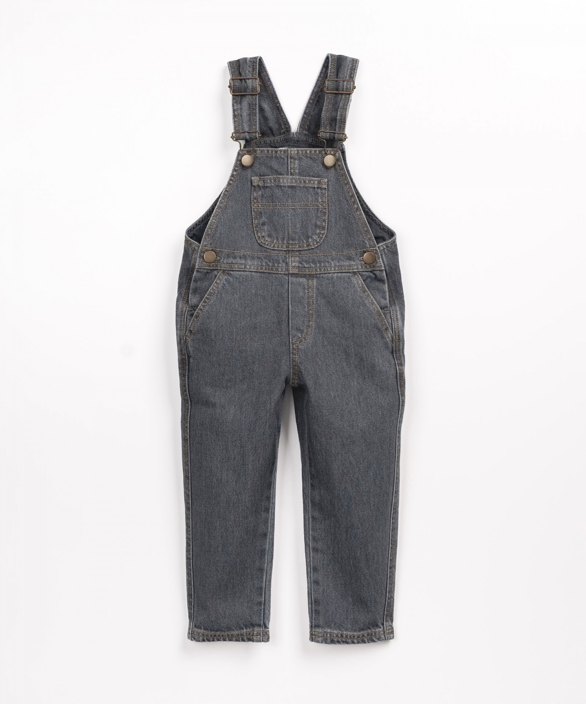 Denim jumpsuit with chest pocket | Wooden Memories