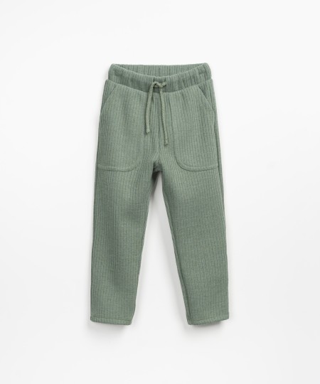 Jersey pants with pockets