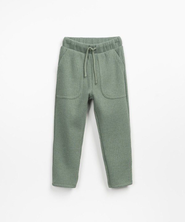 Jersey pants with pockets