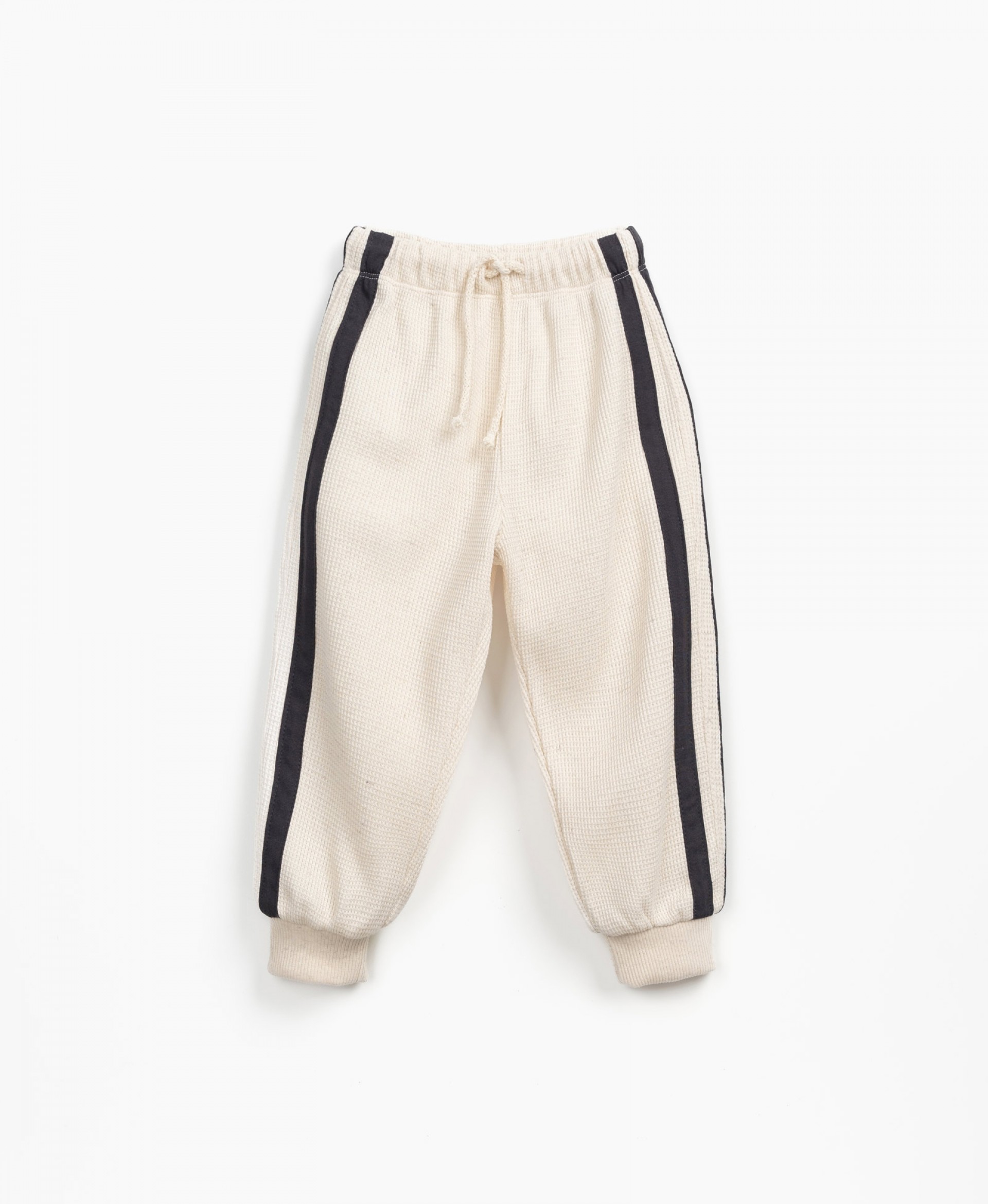 Pantaloni in maglina con trama, misto cotone e canapa | Wooden Memories