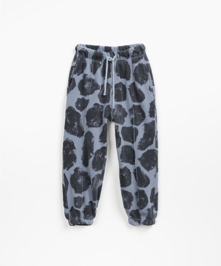 Pantalon avec imprim� a giraffe