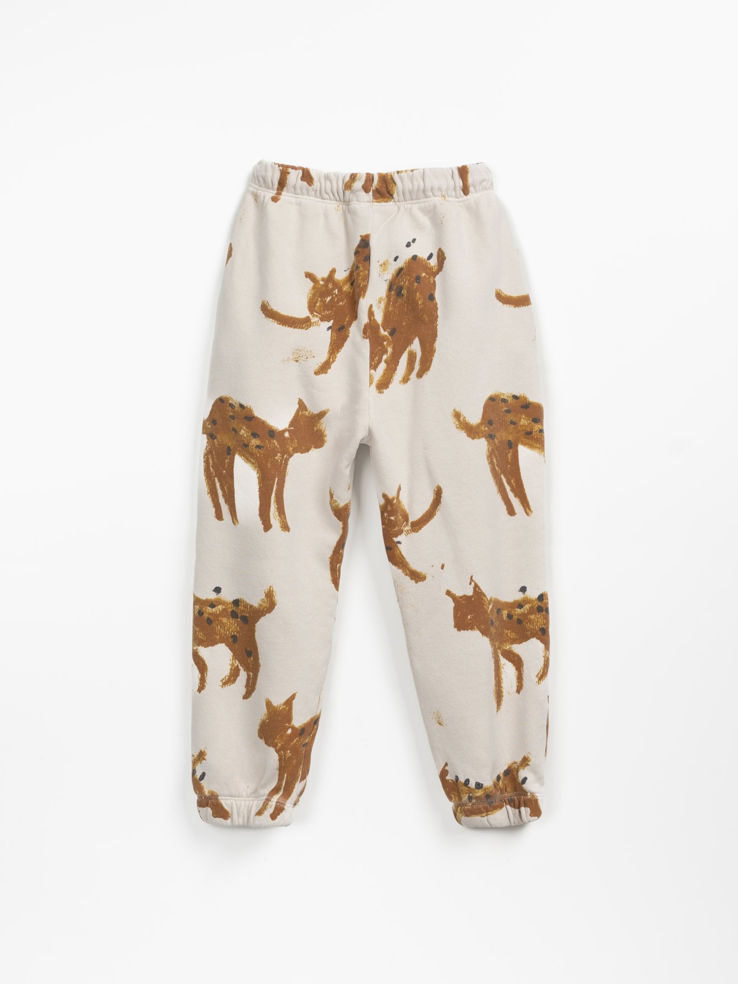 Pantalon avec imprimé de lynx