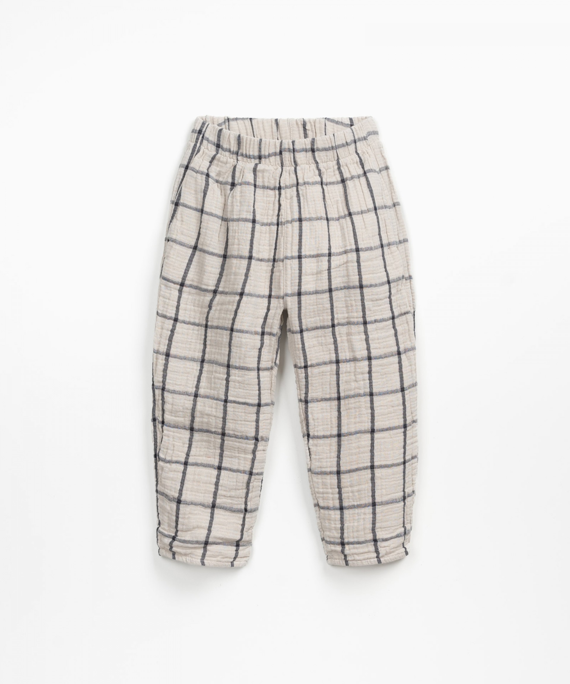 Pantalon en tissu avec une doublure en maille | Wooden Memories