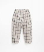 Pantalon en tissu avec une doublure en maille | Wooden Memories