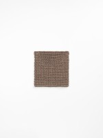 Knitted collar with wool