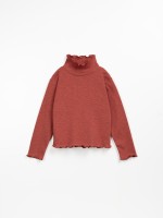 T-shirt avec un demi-col