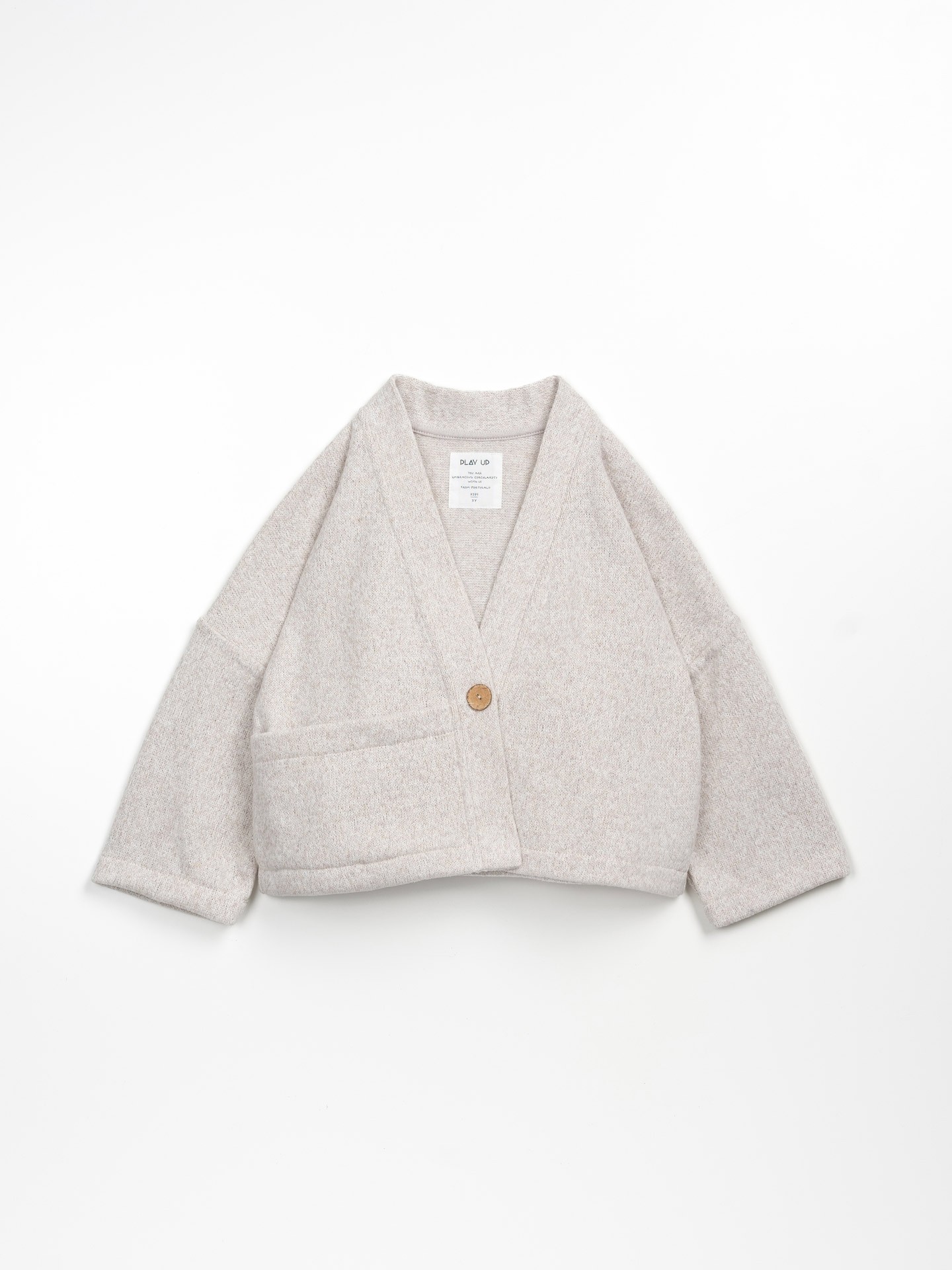 Casaco de malha com carda interior