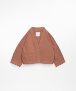 Cardigan with front pocket | Wooden Memories