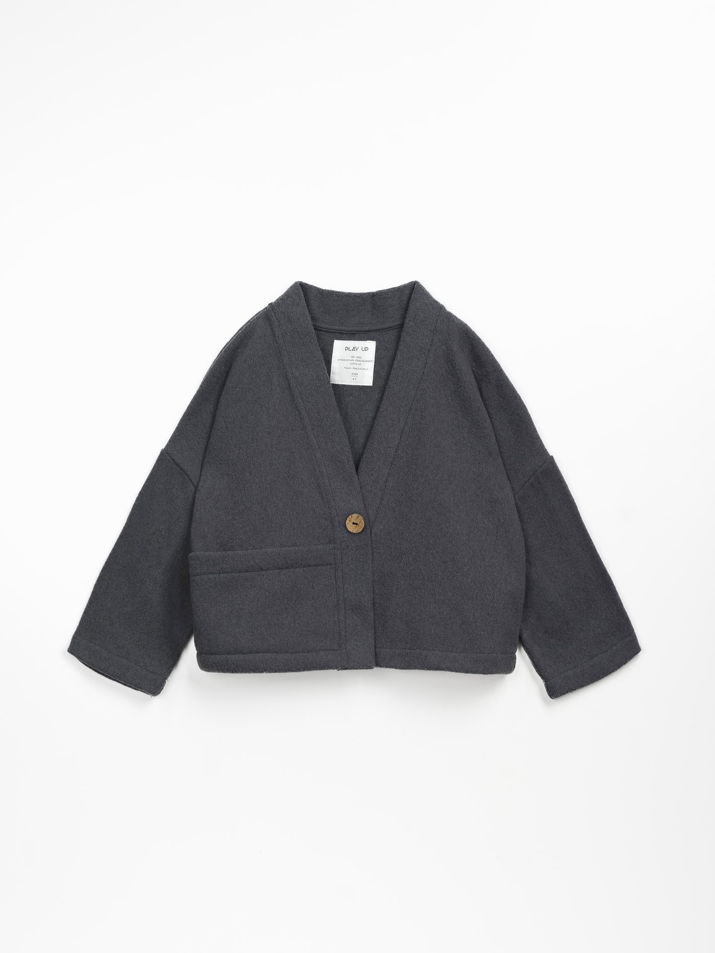 Casaco de malha com carda interior