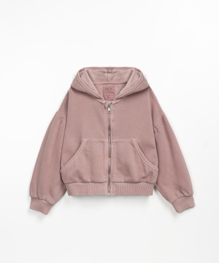 Casaco de malha com bolsos