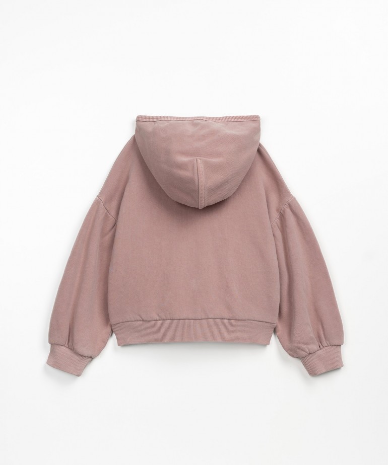 Felpa in maglia con tasche