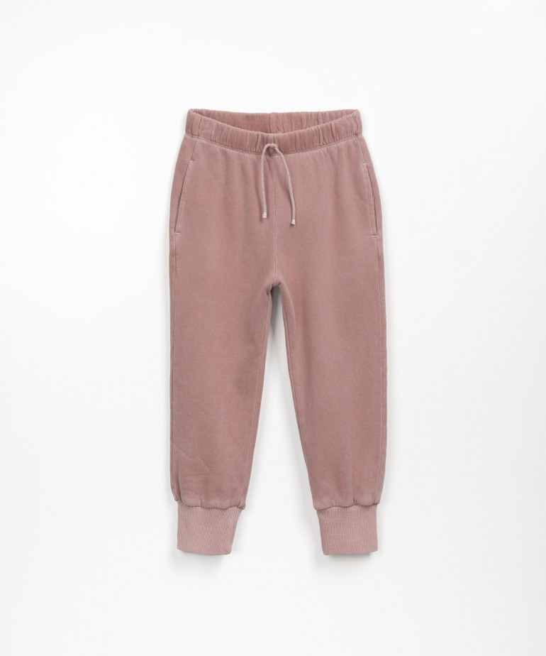 Pantaln de punto con tinte natural