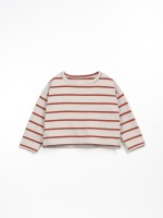 T-shirt à rayures en coton T-shirt à rayures en coton