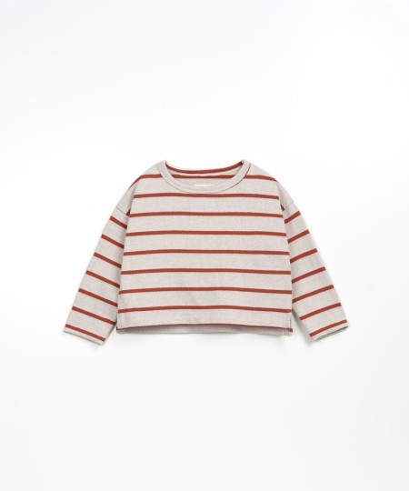 Striped cotton t-shirt