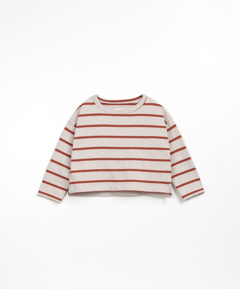 Striped cotton t-shirt