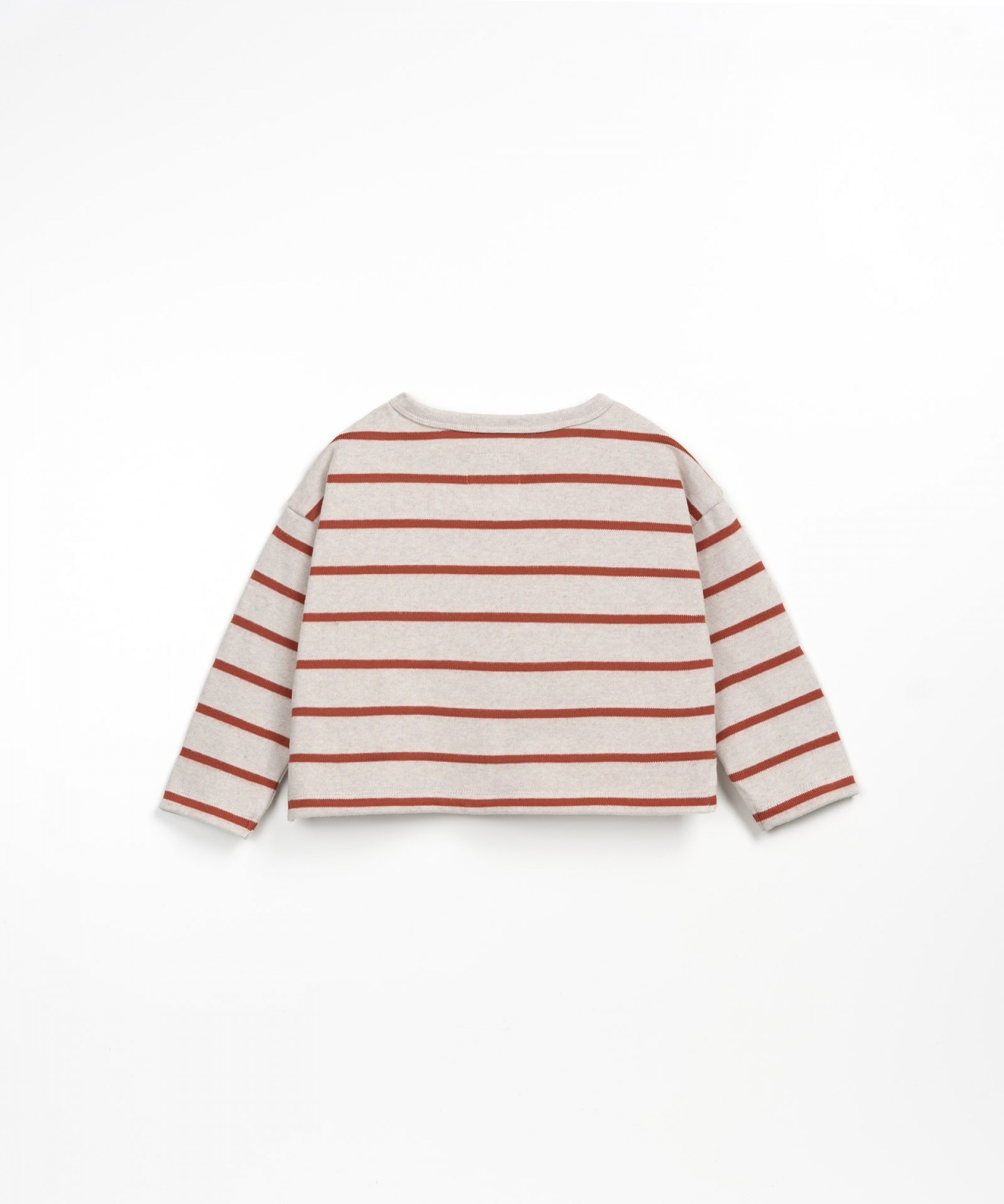 T-shirt a righe con filato Re(Play) | Wooden Memories