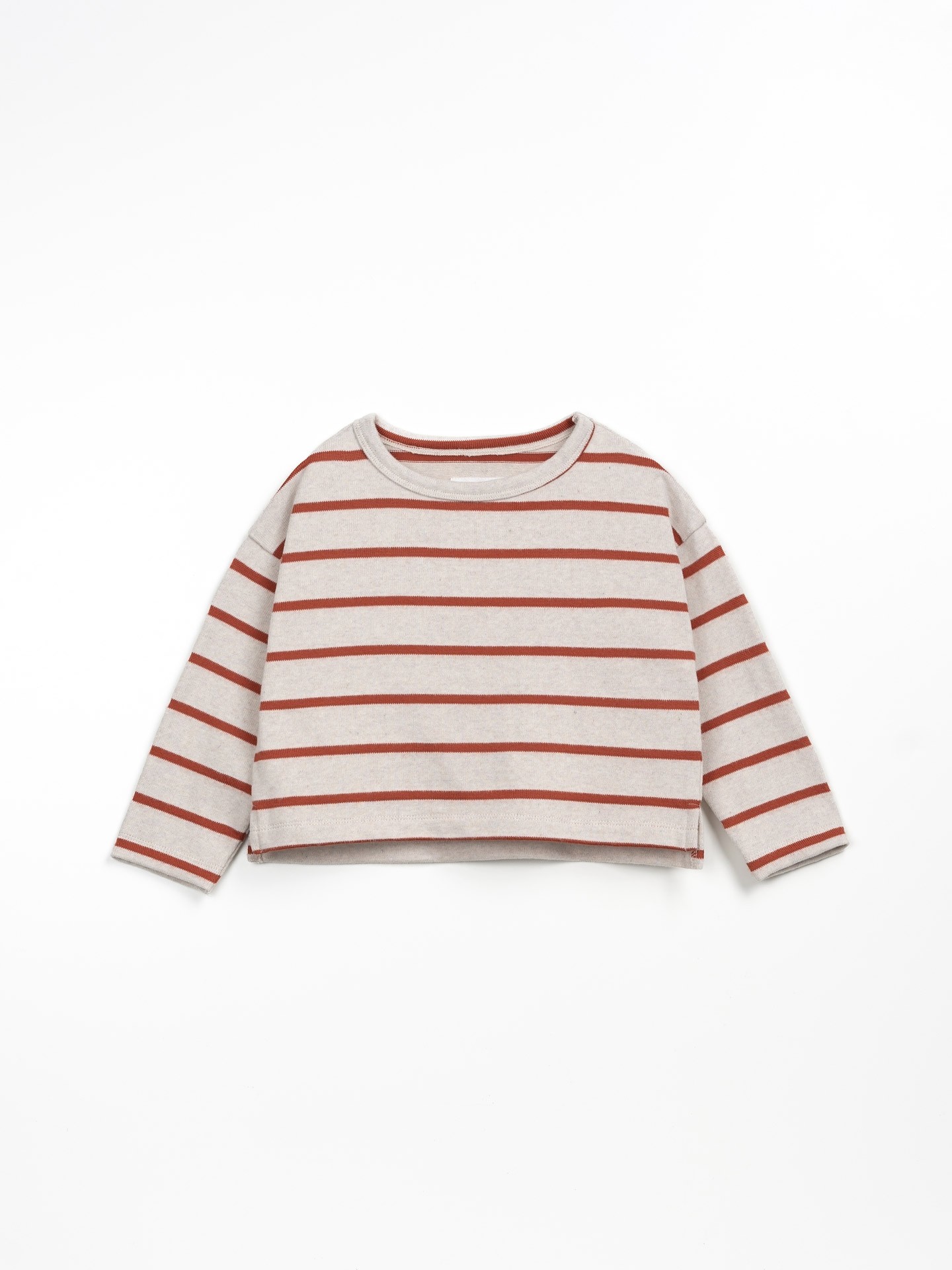 Camiseta a rayas de algodón