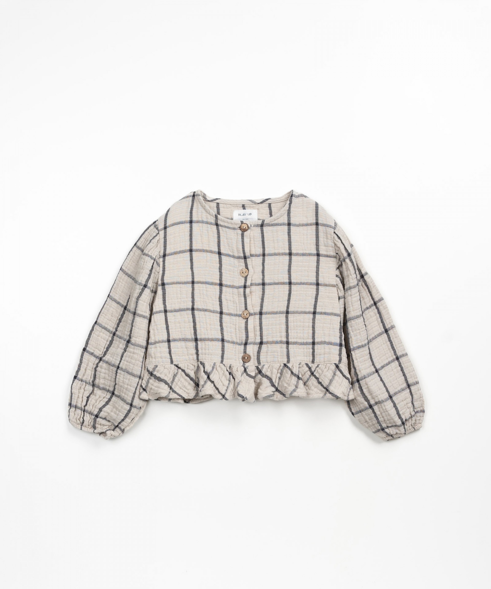 Blusa con abertura delantera | Wooden Memories