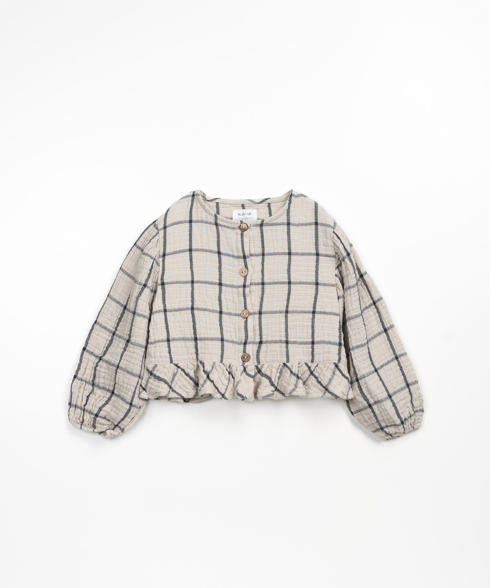 CHECKED WOVEN TUNIC