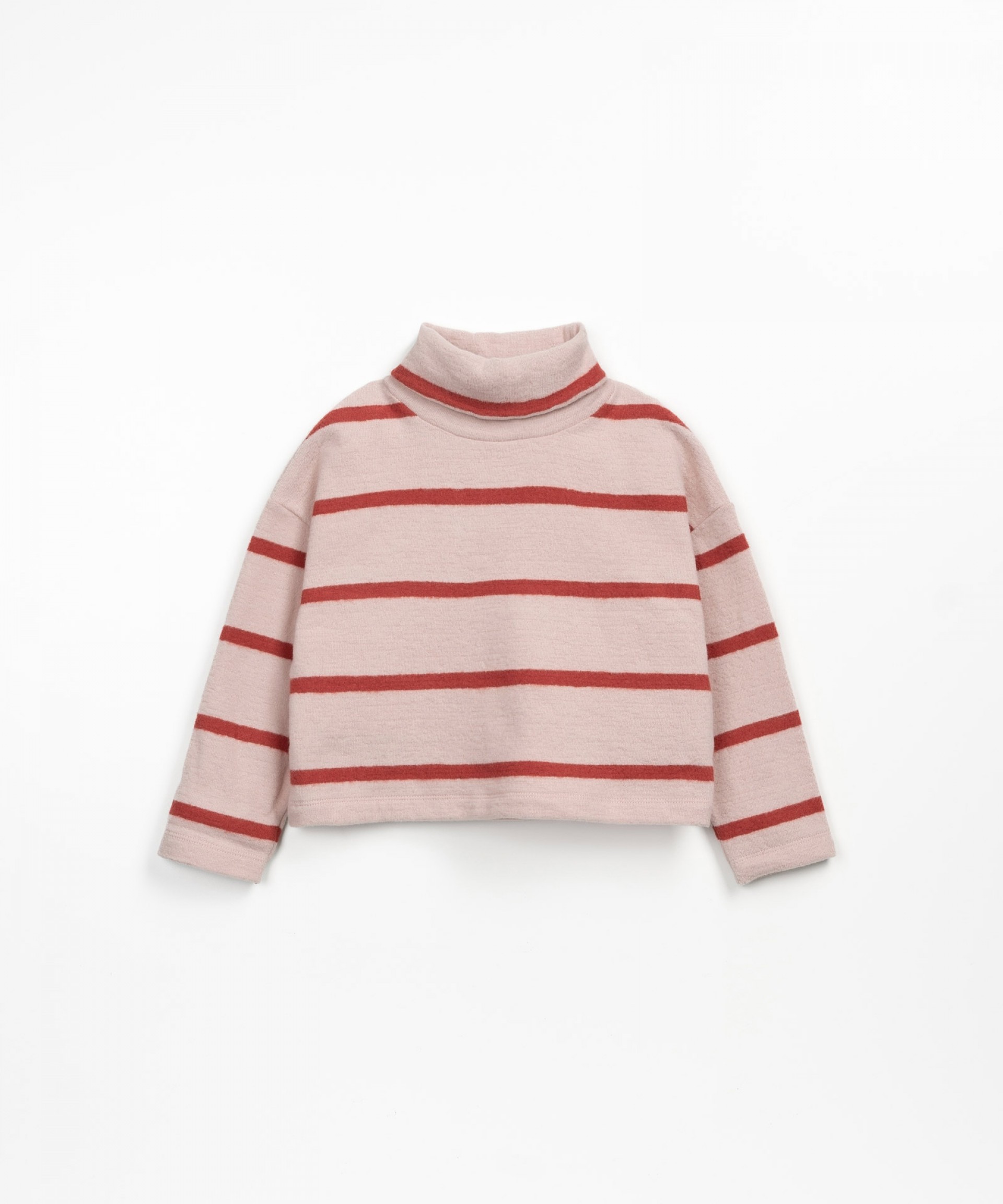 Striped sweater with inner carding | Wooden Memories