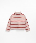 Striped sweater with inner carding | Wooden Memories