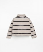 Striped sweater with inner carding | Wooden Memories