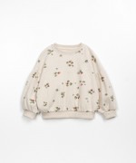 Interlock sweater with print | Wooden Memories