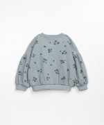 Interlock sweater with print | Wooden Memories