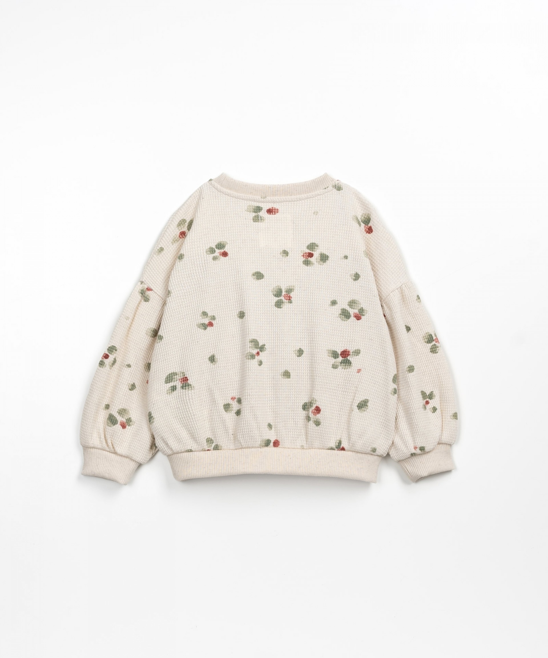 Interlock sweater with print | Wooden Memories