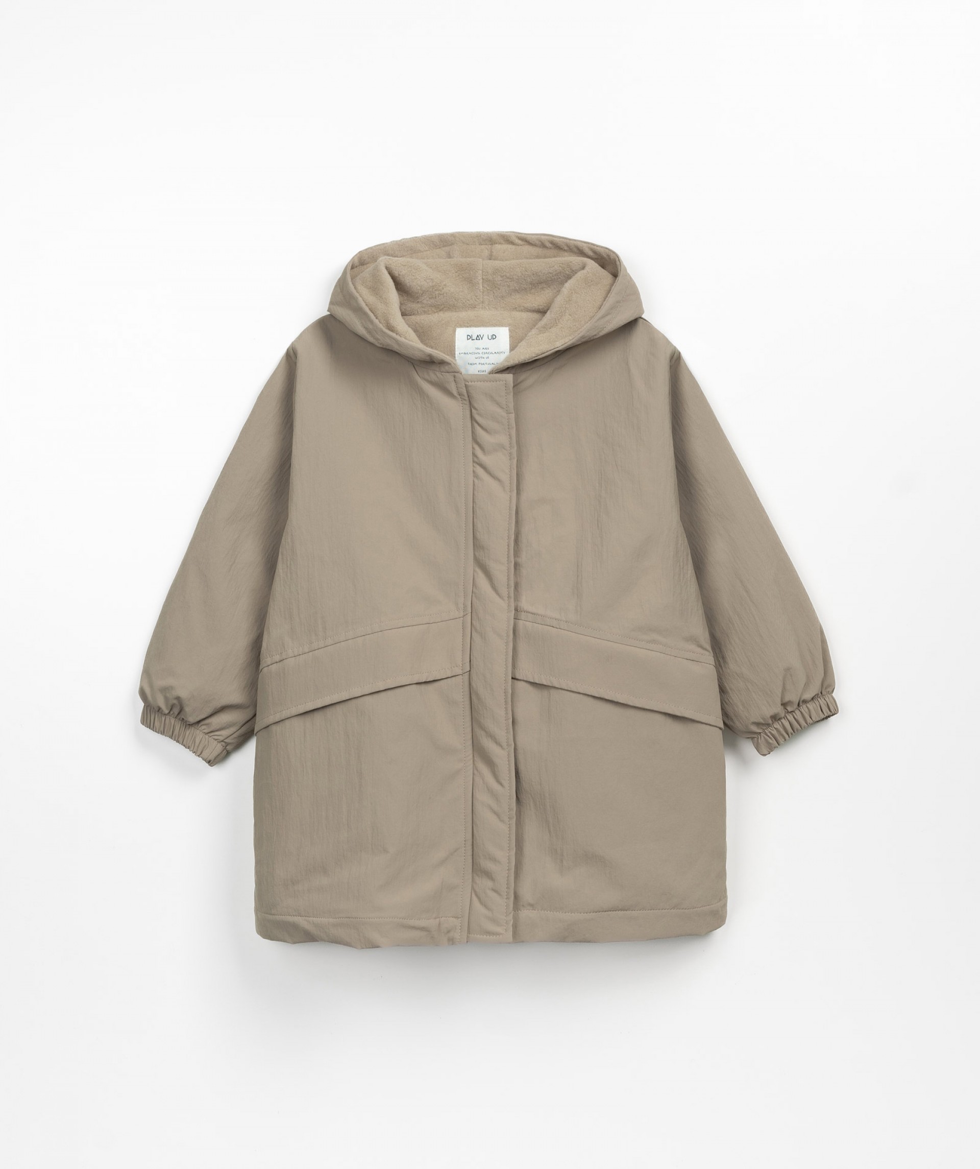 Woven parka with elastic cuffs | Wooden Memories