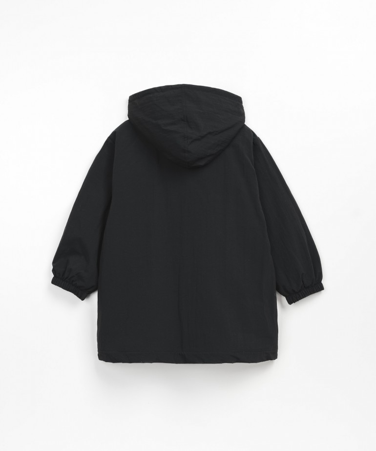 Cappottino impermeabile con fodera in pile